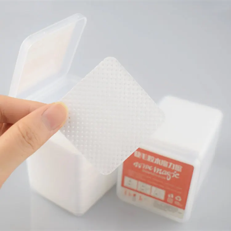 

Unloading Towel Grafting Eyelash Glue Special Cleaning Cotton Remover Cotton Pads Beauty Makeup, White
