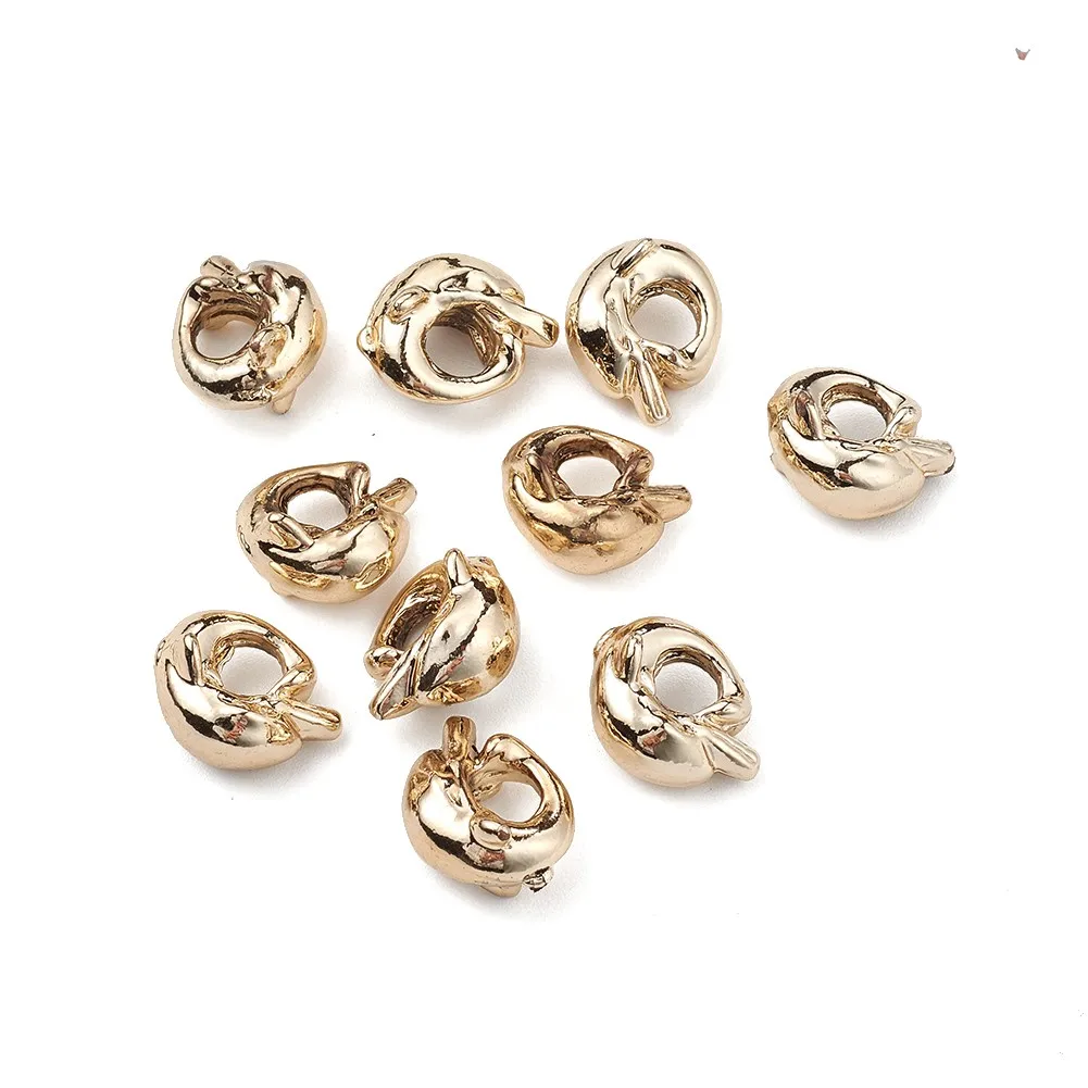 

Pandahall Dolphin Golden Alloy European Beads for Jewelry Making