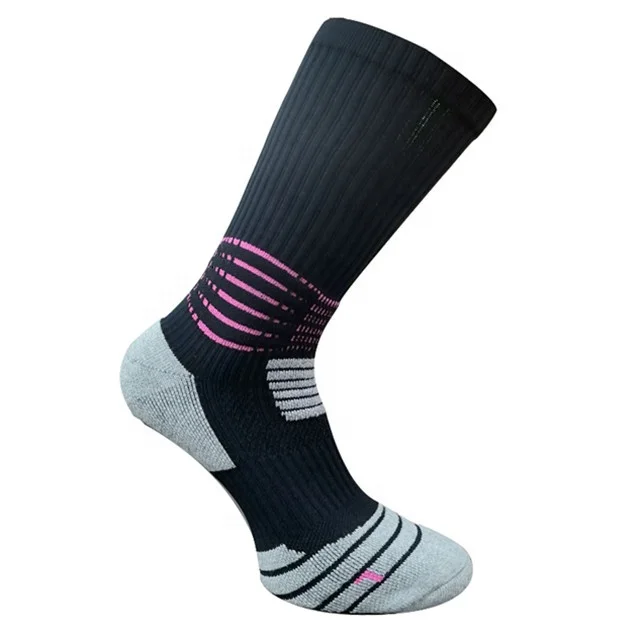 

Good Quality Anti-slip Basketball Running Wholesale Stock Socks Non Slip Cotton Socks Socks factory