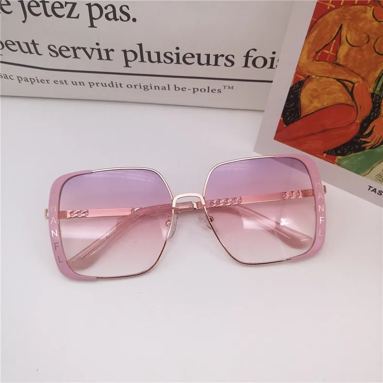 

Stylish designer women oversized shades branded luxury square sunglasses