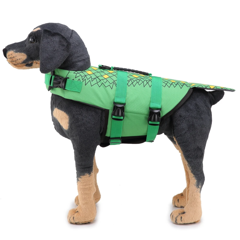 

Large Breathable Soft Dog Harness Vest Dog Handle Protective Life Jacket for Swimming