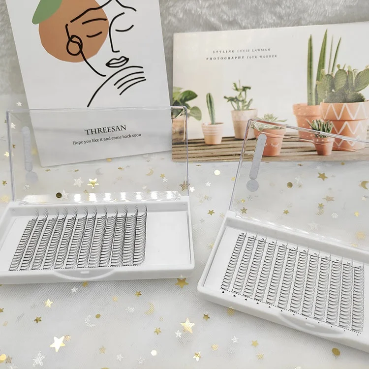 

Wholesale bulk eyelashes extensions 3D 0.10D individual eyelash extensions, Natural black