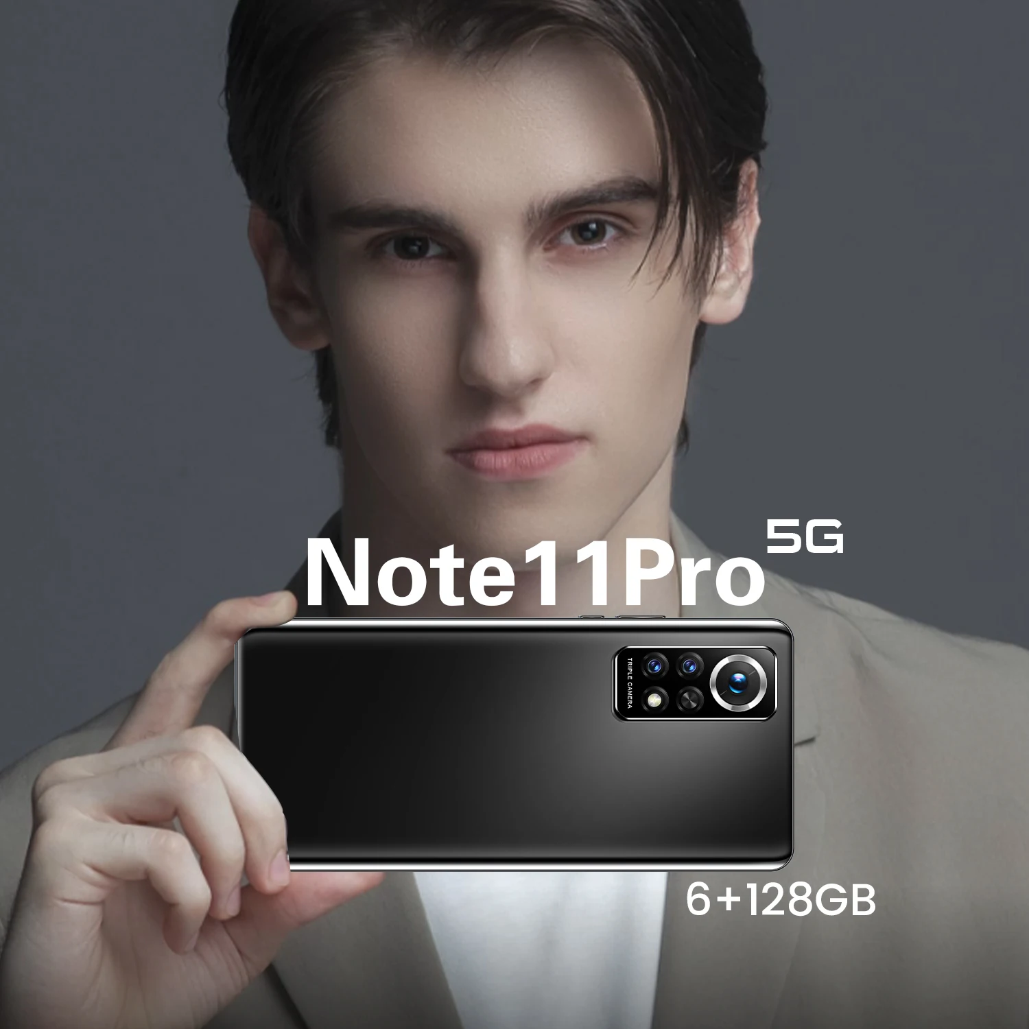 

2021 Mobile Phones Global Original Note11Pro 6GB+128GB Face Access Android 10 Dual SIM Mobile Phone, Black,blue,gray