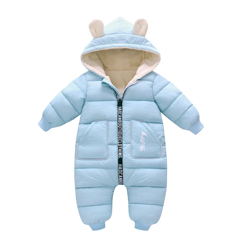 

Autumn Children's Down Cotton Romper Baby Clothes 0-1-2-3 Years Baby Boy Winter Clothes Overalls For Kids Baby Jumpsuit