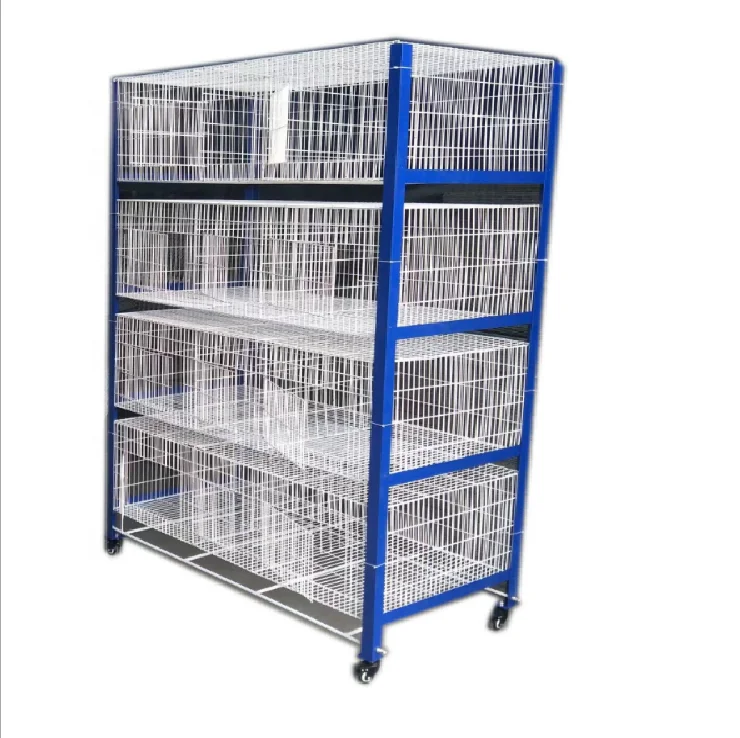 

Factory Custom Pigeon Breeding Cage With Pigeon Accessories 3 Layers Pigeon Cages