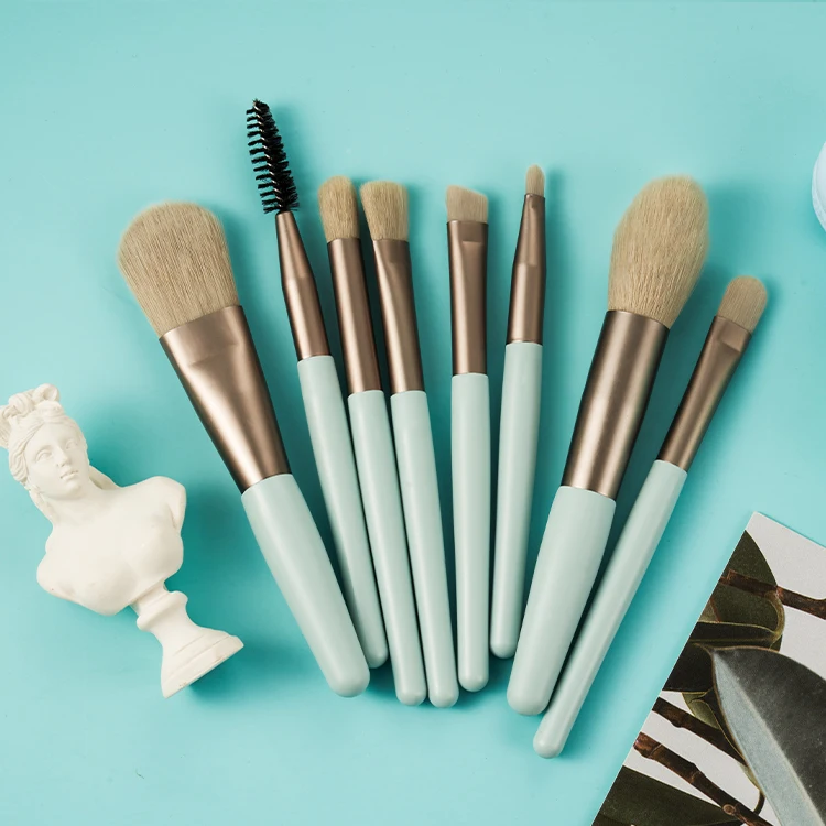 

Wholesale high quality cute facial Mini makeup brush private brand Makeup Brush Set