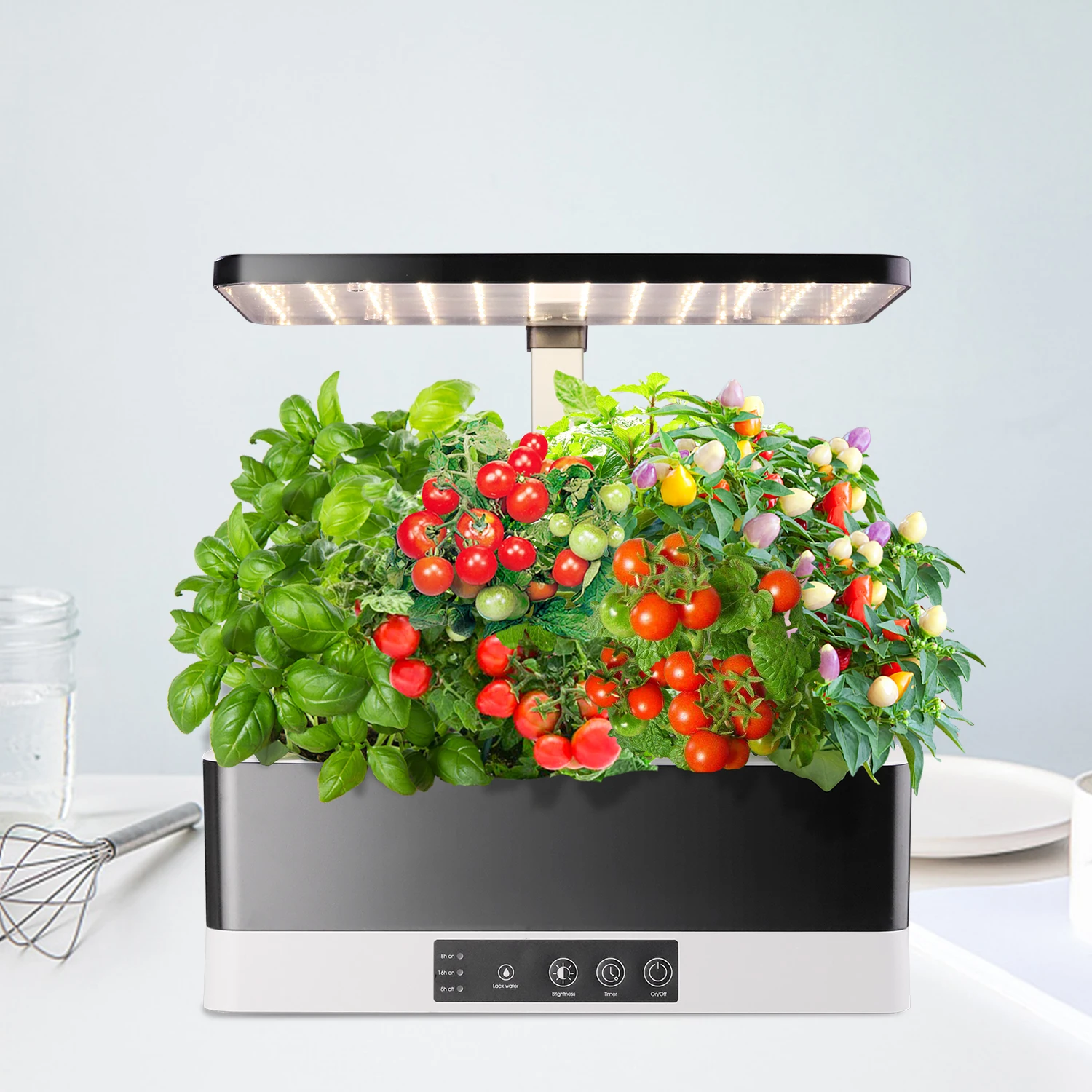 

24W full spectrum hydroponic smart indoor garden 6pods hydro garden seed plants growing light