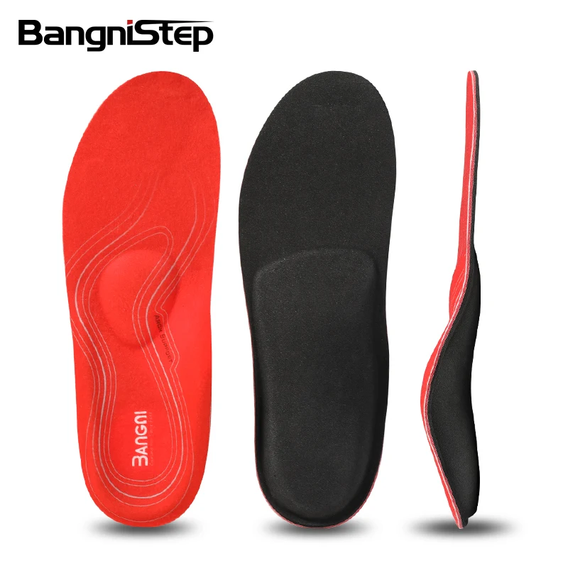 

Bangnistep cork custom orthotic EVA insoles arch support plantar fasciitis orthopedic insoles flat foot insole