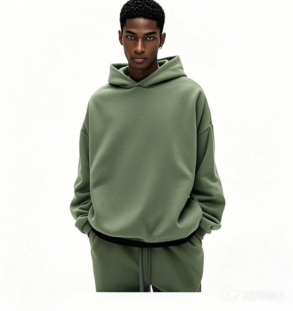 Boxy Fit Hooded Sweatsuit Set