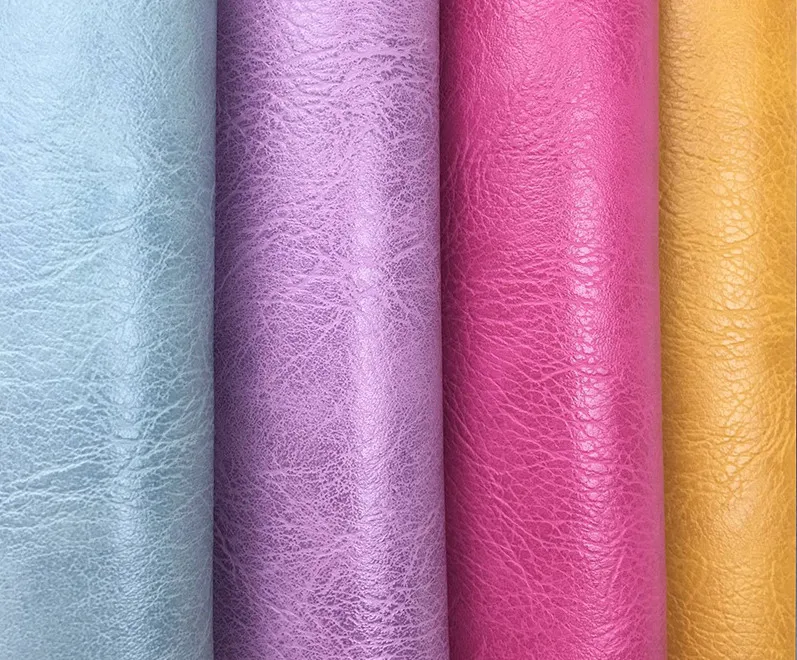 Latest Crazy Horse PU Rexine Faux Leather Soft Waterproof Anti-Mildew for Sofa Car Seat Furniture Affordable"
