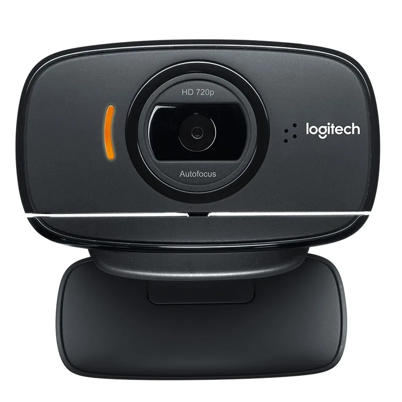 

Logitech C525 HD Webcam Notebook Desktop Video Camera Rotating Folding Black Camera