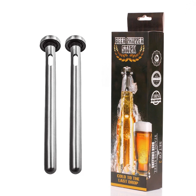 

Portable stainless steel best 2 beer cooler stick chillers and ice beer cooler bottle