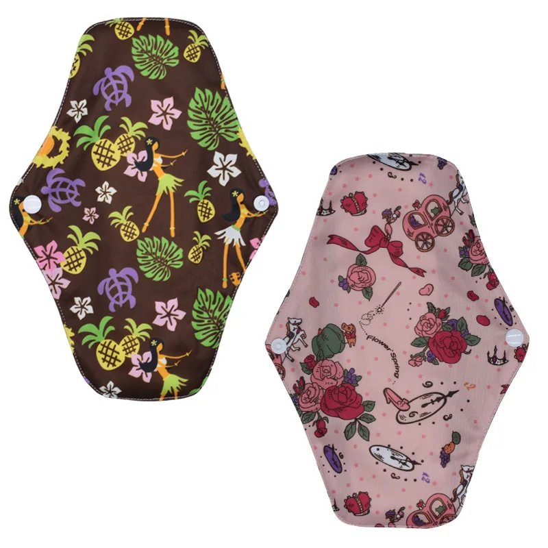 

High Quality Bamboo Washable Reusable Women Comfort Sanitary Napkin Menstrual Cloth Pad