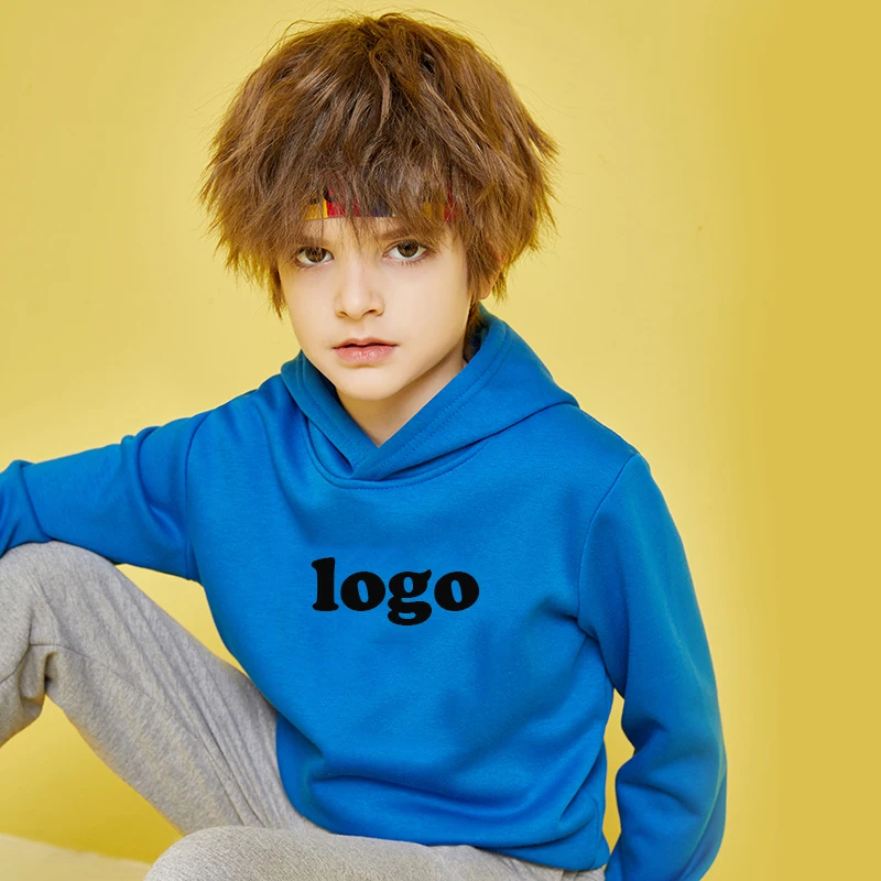 

Customized logo design fleece children plain new kids printed pullover wholesale hoodies, Pictures showed