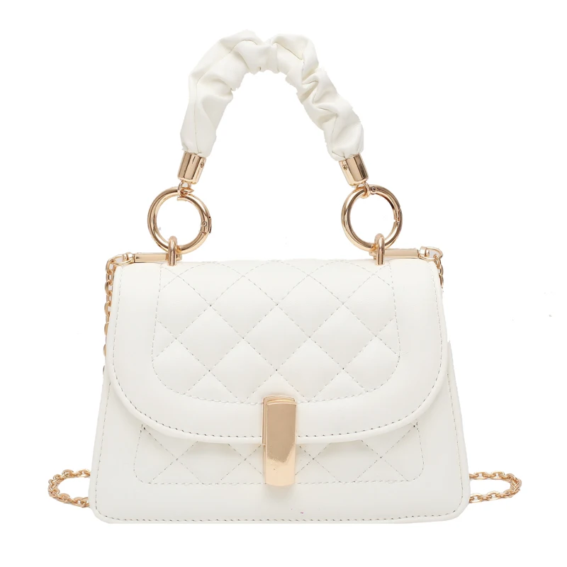 

2020 Wholesale Fashion Ladies Luxury PU Leather Shoulder Tote Handbags Crossbody Bag Female Chain Design Mini Woman Bags