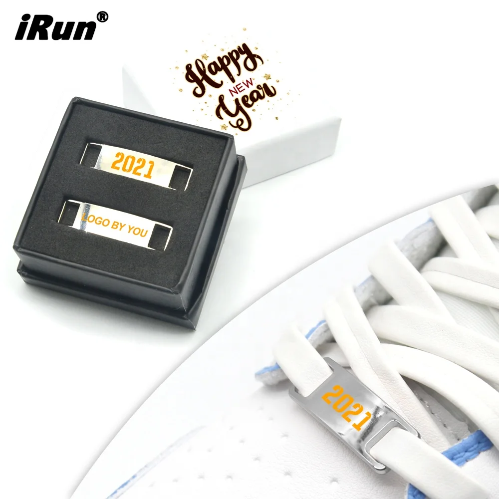 

iRun Hot Sell Shoes Accessories Metal Decoration Lace Lock Shoelace Charms