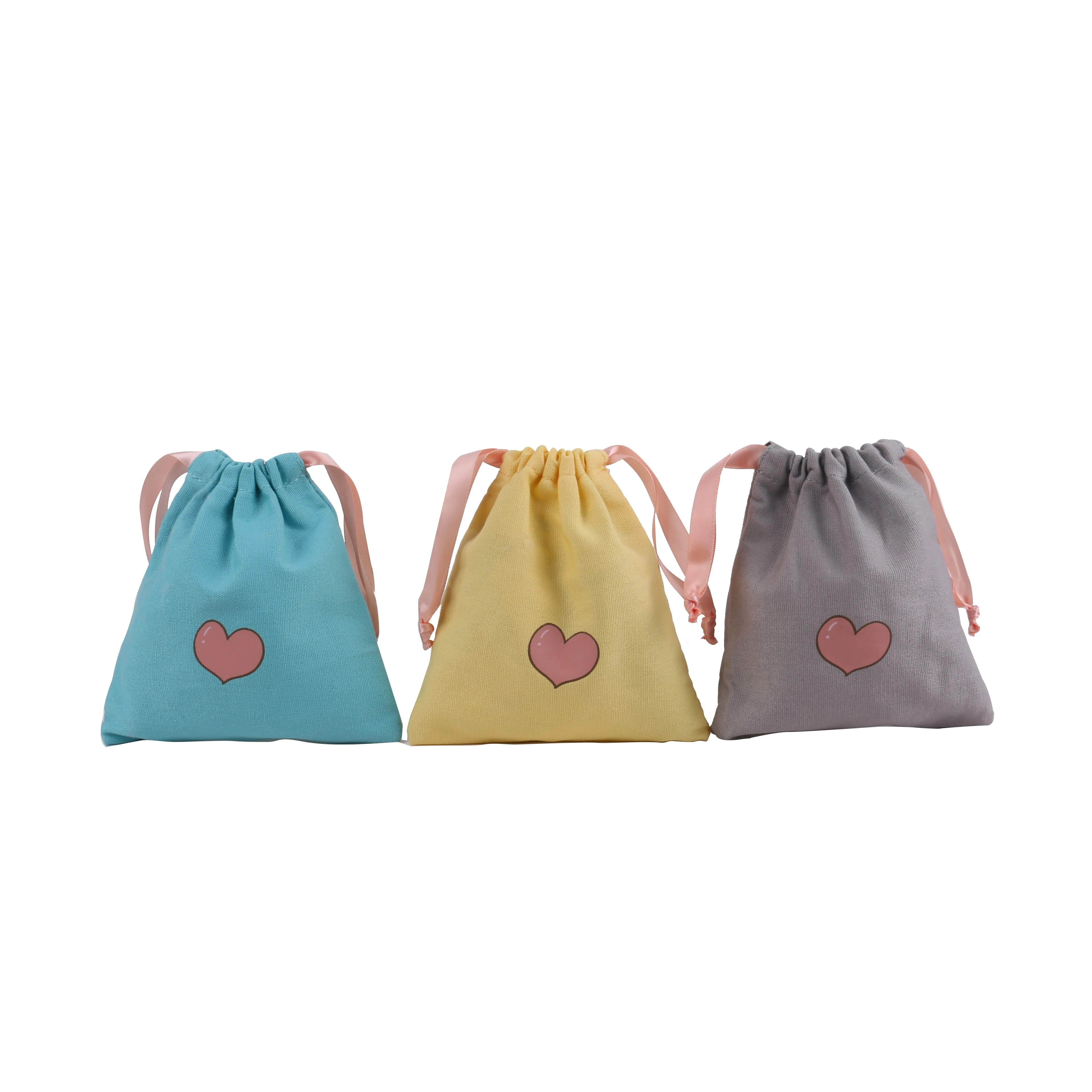 

Multifunctional mini canvas Jewelry bags rope bundle Cosmetic bag