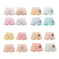 

DZ 30 new style high quality for young girl underwear, cotton/spandex carton child girl underwear