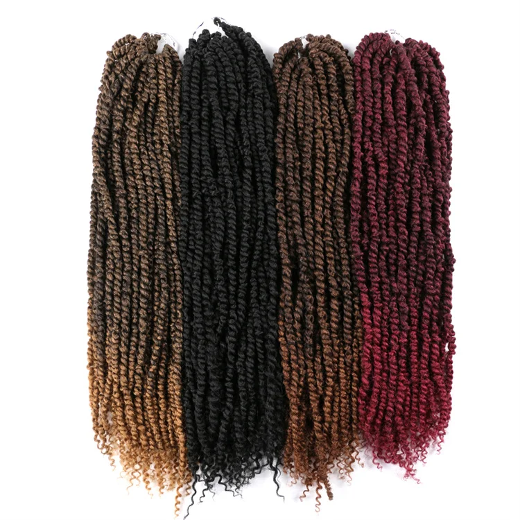 

Hot Selling Pre-twisted Passion Twist Hair ready stock fast shipping ombre hair
