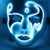 EL Wire Masks for Halloween Mask Horrific Cosplay Party Costume Masquerade NEON Rave Colorful LED EL Wire + Controller 3V Lights