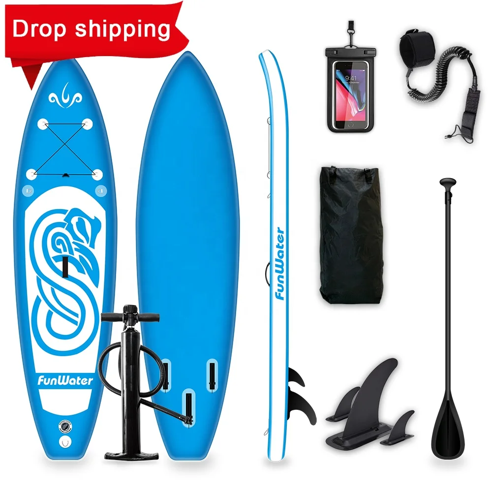 

FUNWATER Drop shipping china manufacturers oem sup boards inflatable paddle isup surfboard