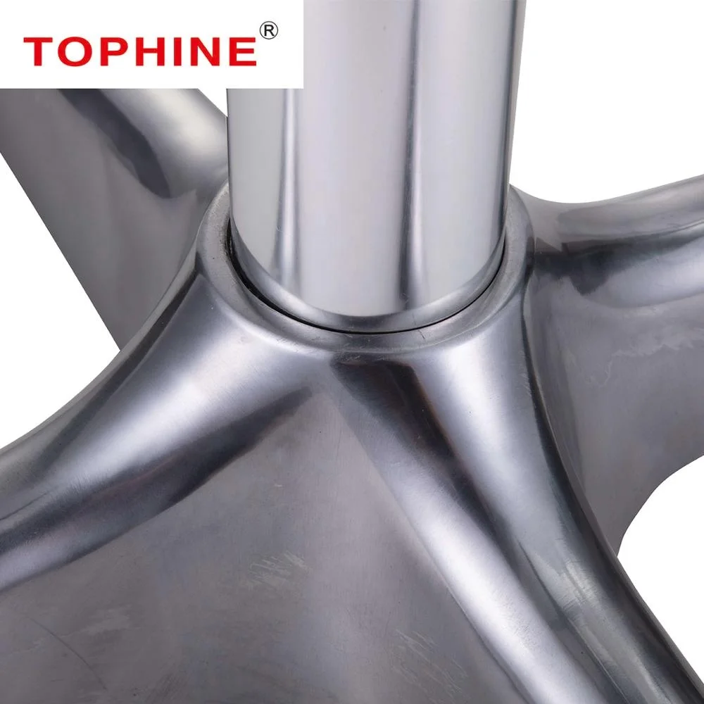 
TOPHINE Furniture partsAluminum Powder coating bar bistro metal table legs table bases 