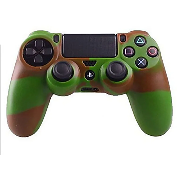 

Hot Seller Camo Silicone Case Shell Protective Skin Cover for Sony Playstation 4 Controller PS4 Slim Pro Game Gamepad Dropship