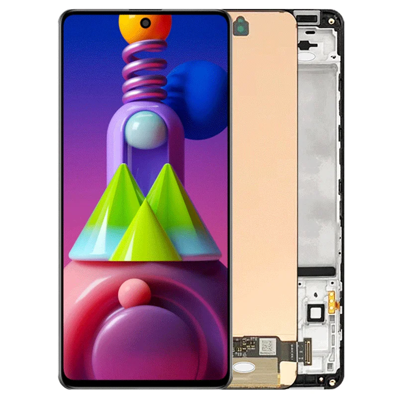 

Original 6.7'' LCD For Samsung galaxy M51 M515F Display Touch Screen Digitizer With Frame Assembly LCD
