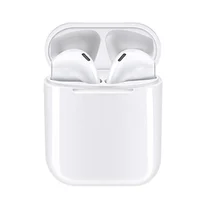 

Free sample i12 tws color wireless earphone tws For Airpods i12 white