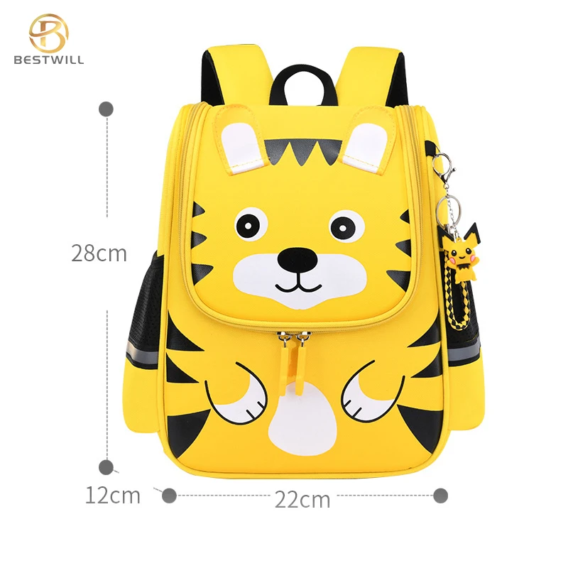 

BESTWILL Hot sale High Quality Nylon kids backpack school bags for primary school, Yellow,blue,pink