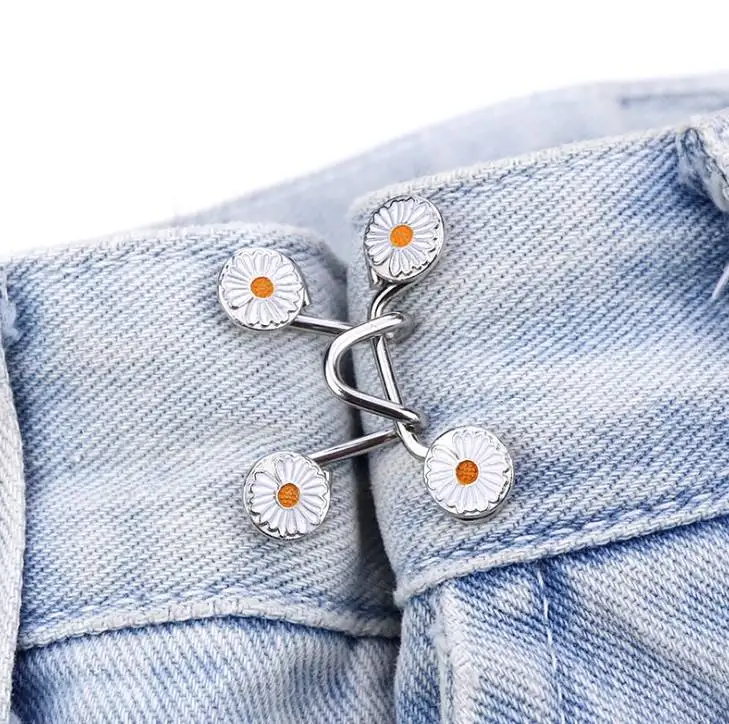 

Hot Selling Waistline Retractable Adjustment Button Jeans Nail-Free Detachable Waist Retractable Button