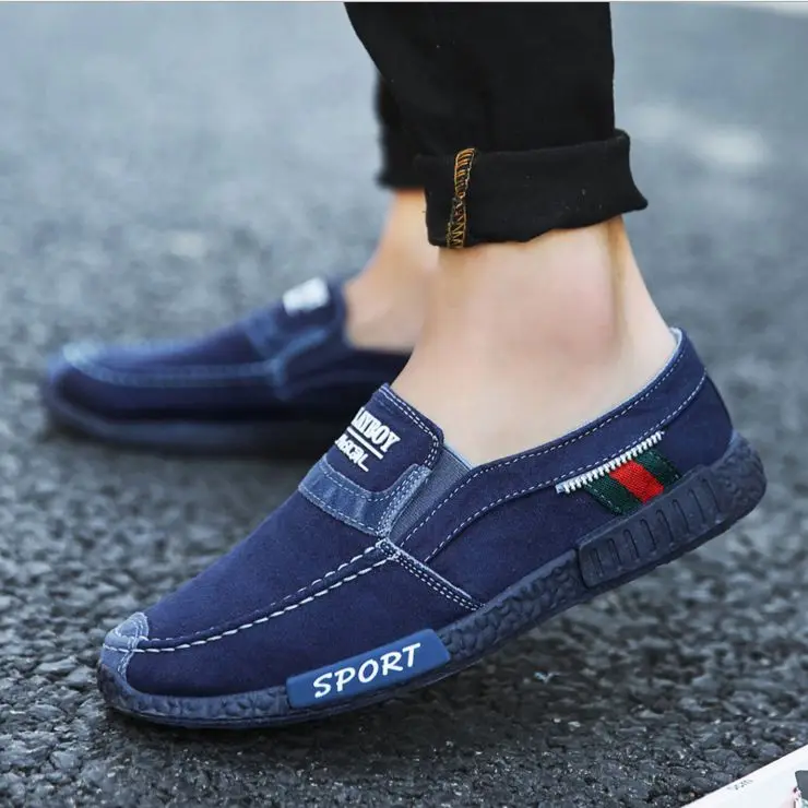 

Fashion men casual demin shoes Hard-Wearing shoes flat sneakers outdoor shoes