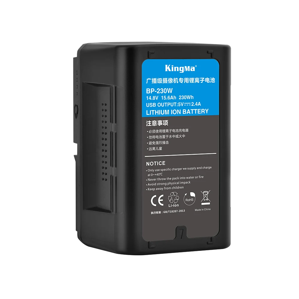 

Kingma 15600mAh 230Wh BP-230W Vmount V lock batteries for Sony BP Camcorder Video Camera battery