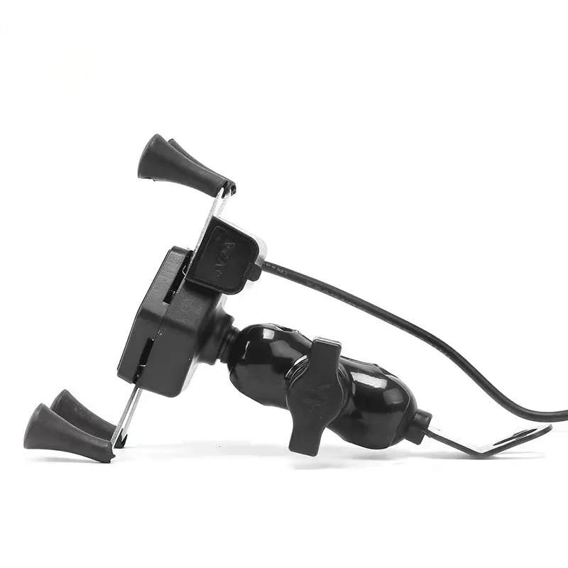 

Universal Fast Charge Motorcycle cell phone holder rearview mirror X Cell Phone Mount