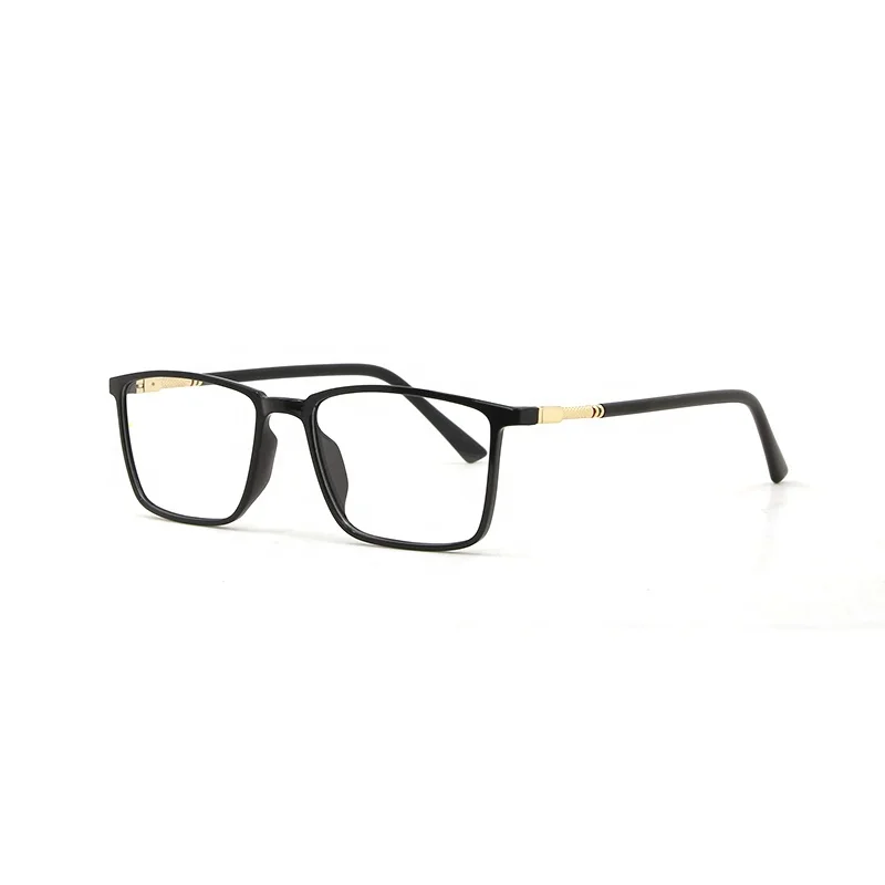 

Wholesale 2021 High Quality Custom Logo Vintage Square Unisiex TR90 Glass Frames Optical Eyewear