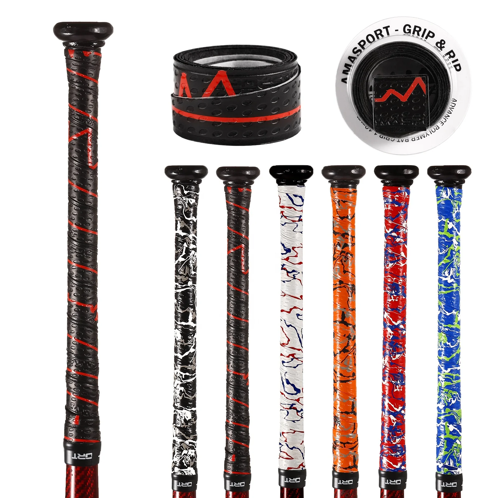 Ready  to Ship 1.1mm Baseball Bat Grips for Alloy Bats