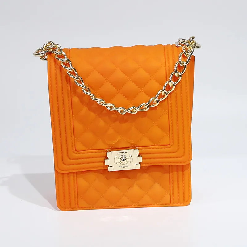 

handbags 2020 jelly shoulder colorful PVC purse handbags ladies hand bags