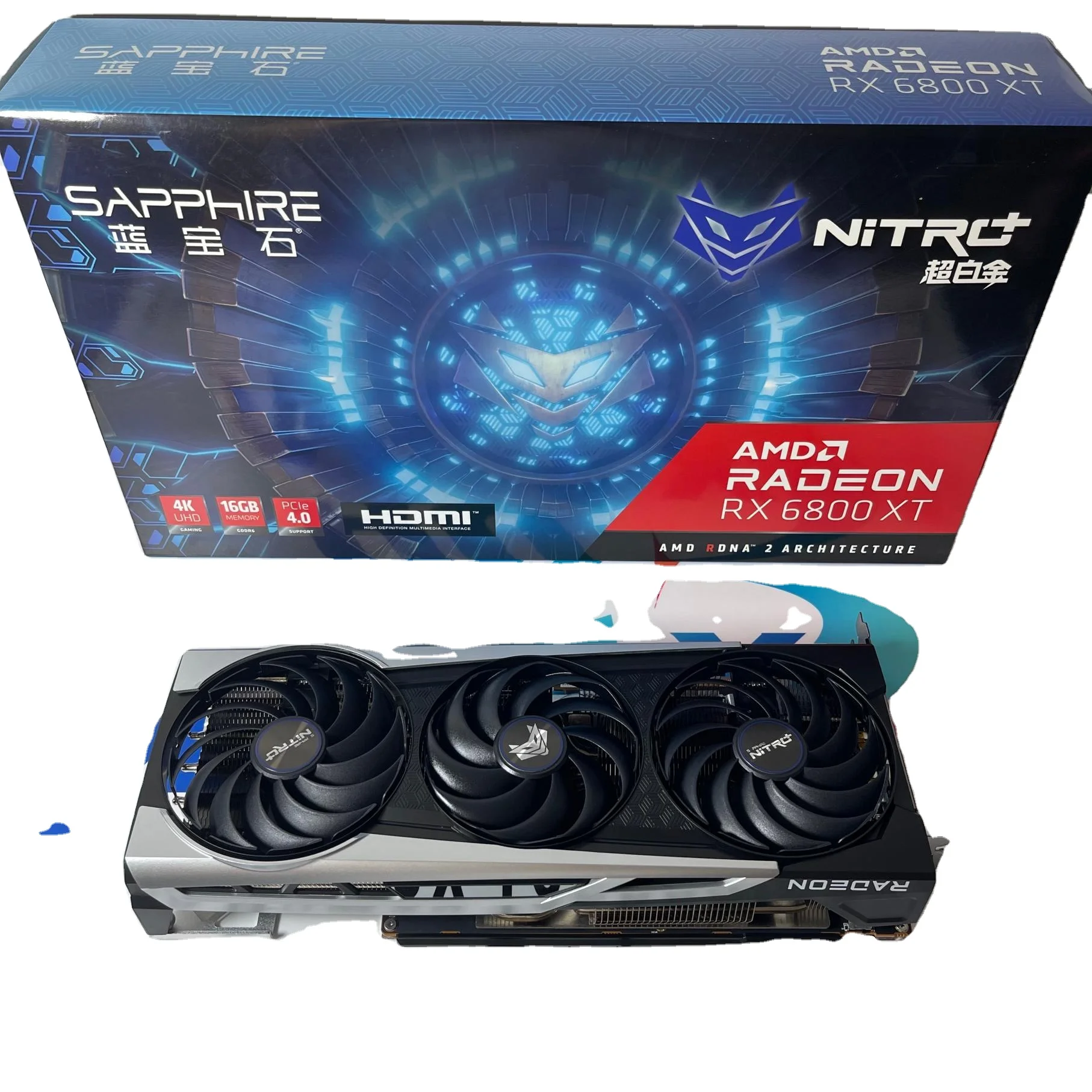 

Hot Selling RX 6800 XT 256bit 16GB Computer Gaming Graphics Card in stock