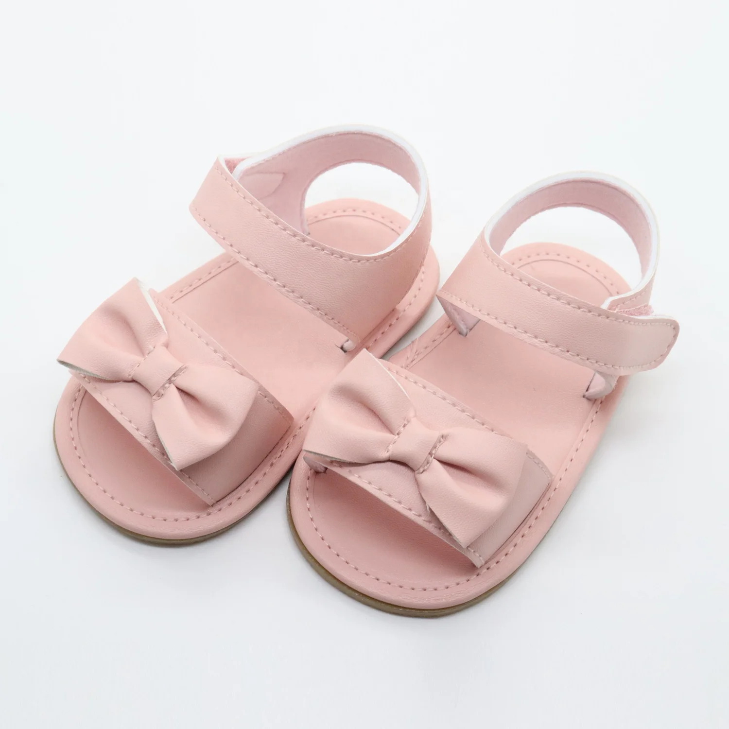 

Hot Sale# Summer fashion pink butterfly knot toddler shoes cute baby girls princess sandals
