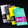400gsm art paper offset printing tempered glass paper phone box package, screen protector packaging