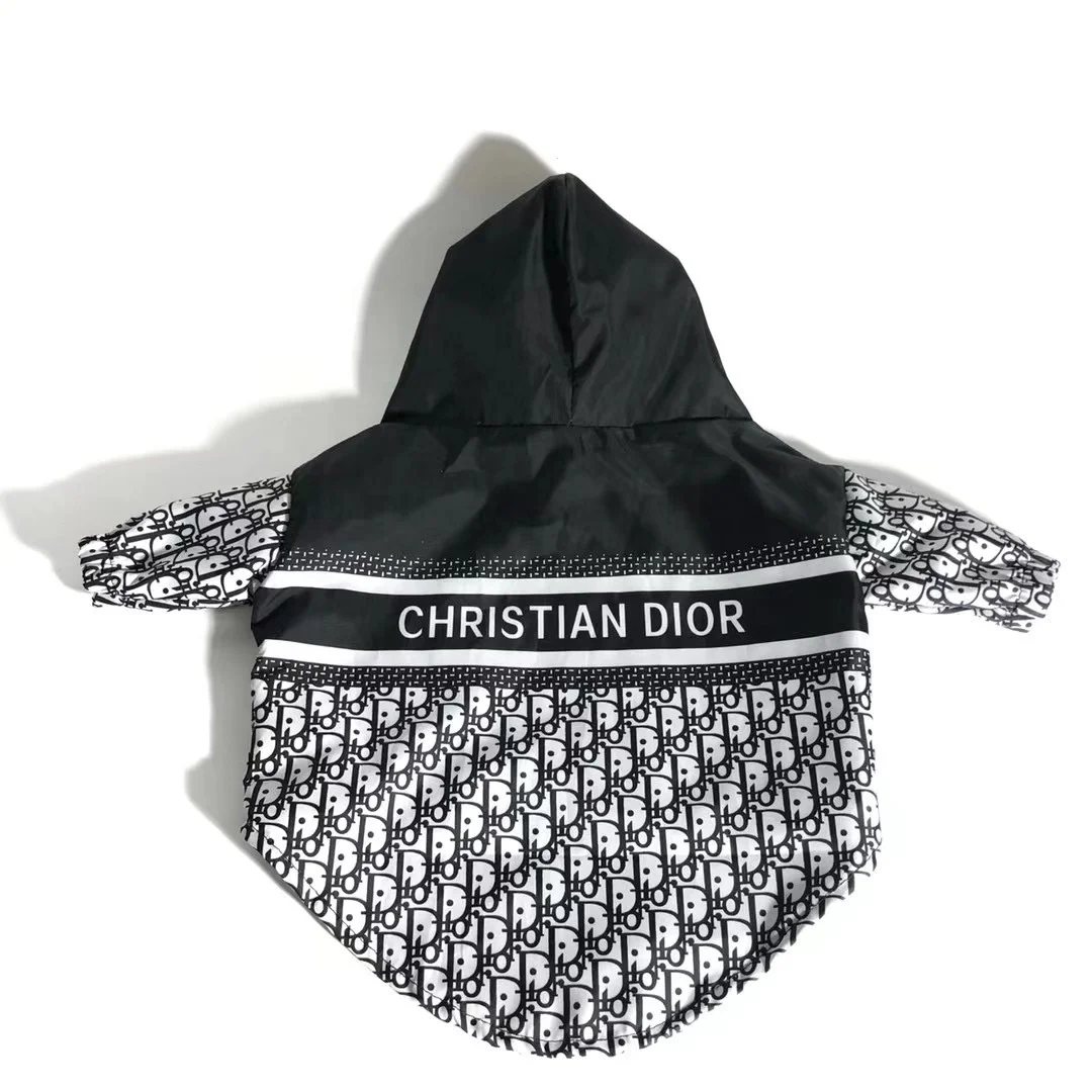 

Luxury pet clothes Dog jacket popular logo famous brand Casual dog jacket