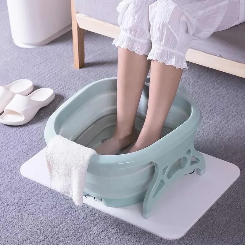 

Household foot tub folding basin plastic foam massage barrel sauna barrel foot tub foldable bathtub jacuzzi inflable spa