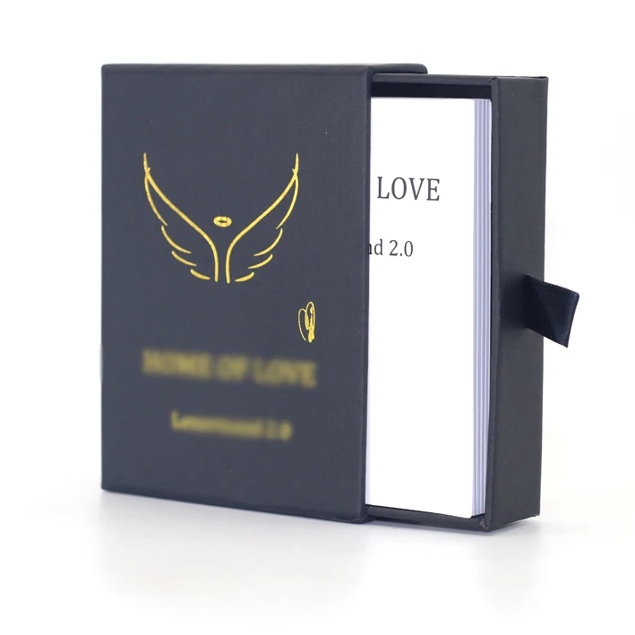 

Oracle deck printer customize oracle cards with gold foil and guidebook, Cmyk