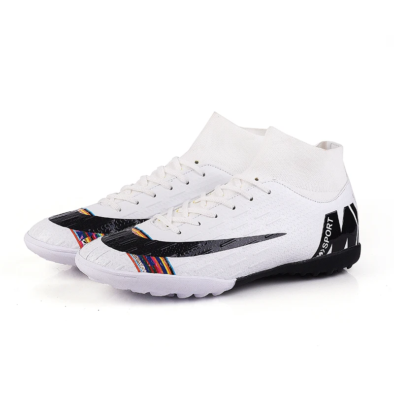 Outdoor Professional High top Men Football Shoes Soccer Boots