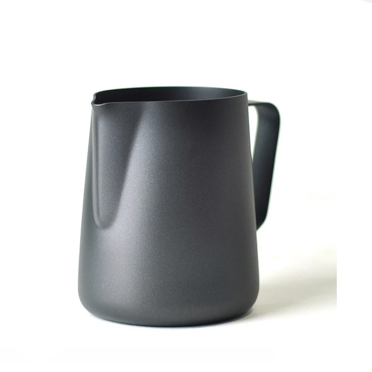 Barista Espresso Coffee Jug Set Stainless Steel Eco-Friendly600ml Milk Frothing Jug with Drinkware for Camping