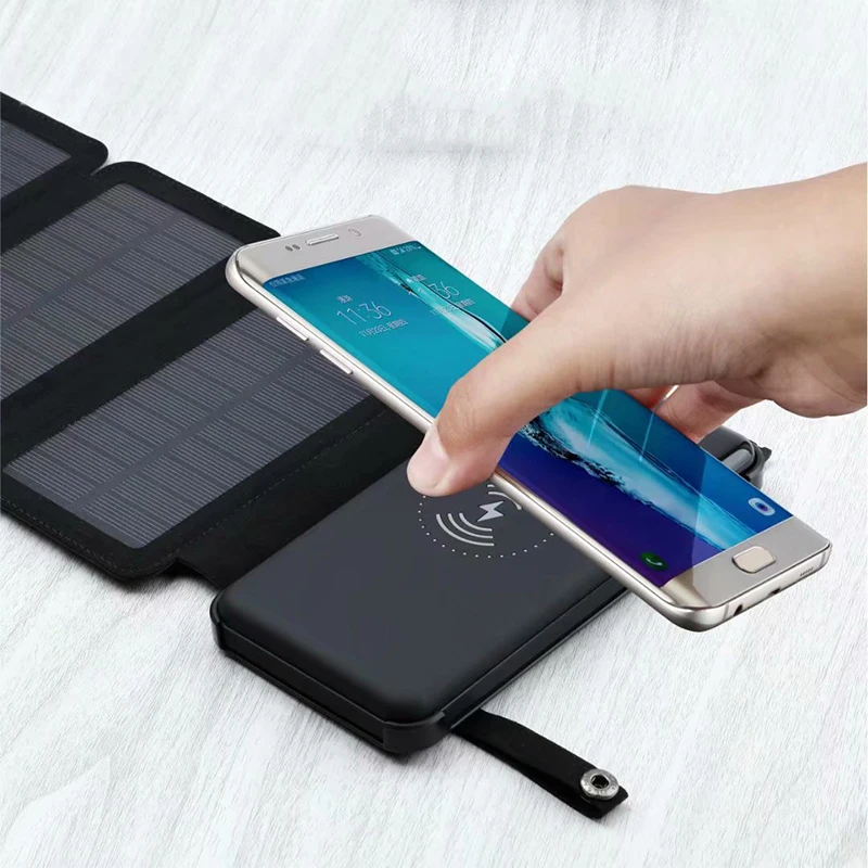 High Quality Dual USB Portable Solar Charger 10000mah Solar Powerbanks Waterproof Solar Power Bank - ANKUX.COM