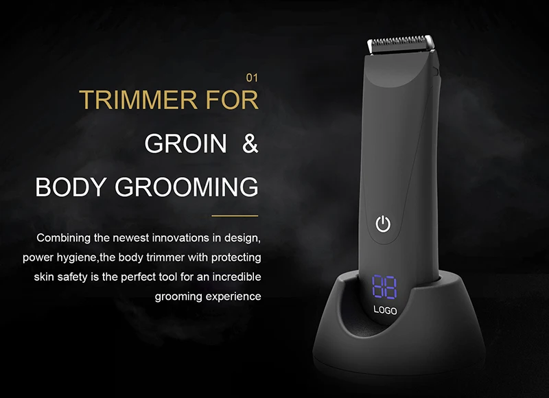 Skin Safe Waterproof Electric Manscaping Men's Body Balls Hair Trimmer