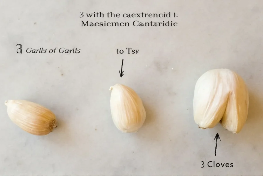 3 Cloves of Garlic to Tsp: Exact Measurement Conversion