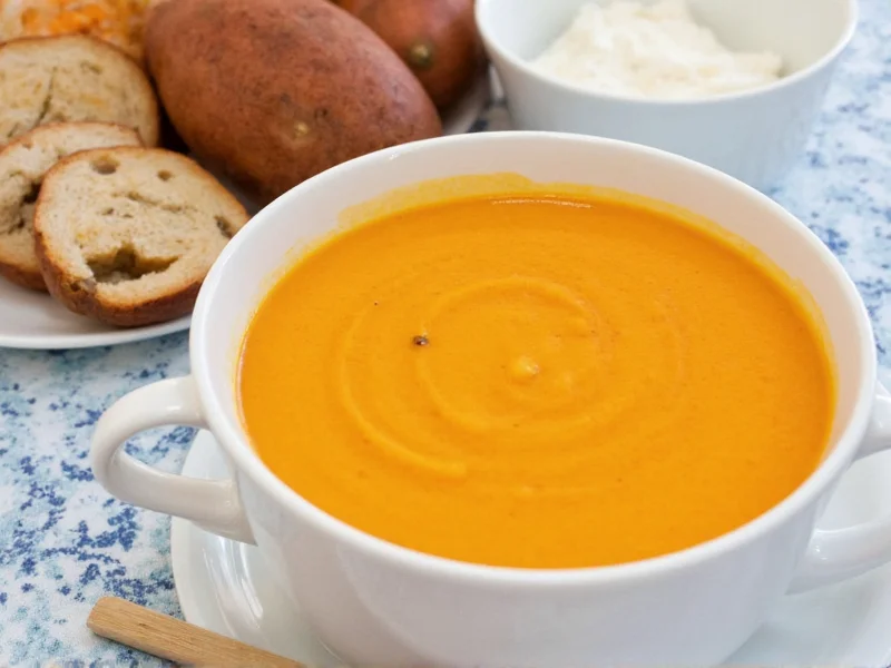 sweet potato and butternut squash soup