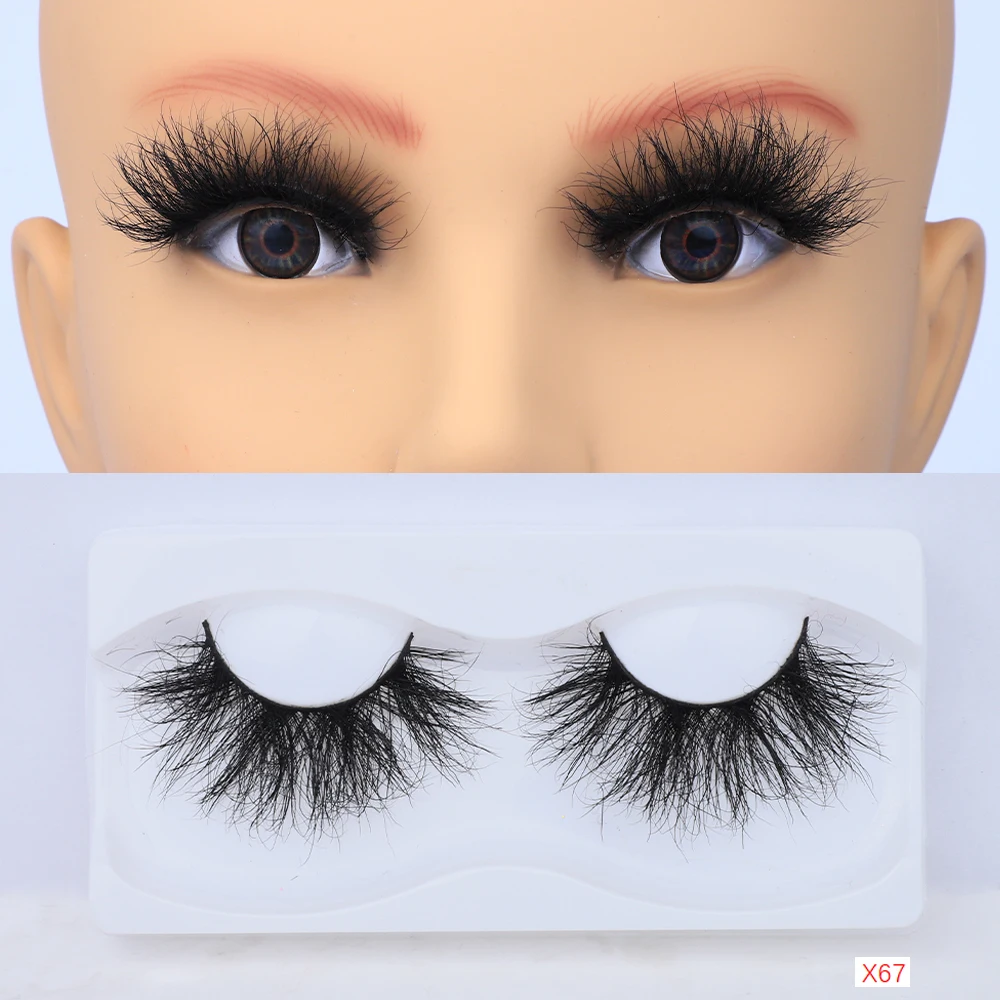 

best sellers fake Wholesale 3d 5d Mink lashes super fluffy 100% 25mm mink eyelashes vendor lash boxes lashbox packaging, Black